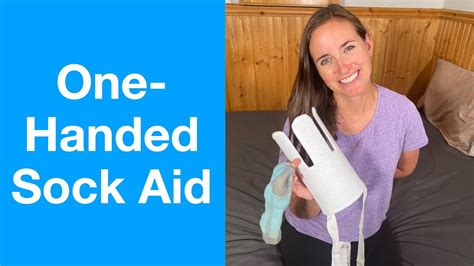 How To Use A Sock Aid One Handed Instruction And Demonstration Youtube