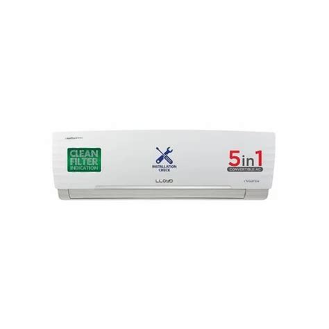 Lloyd GLS12I5FWBEV 1 0 Ton 5 Star Inverter Split AC White At Rs 34300