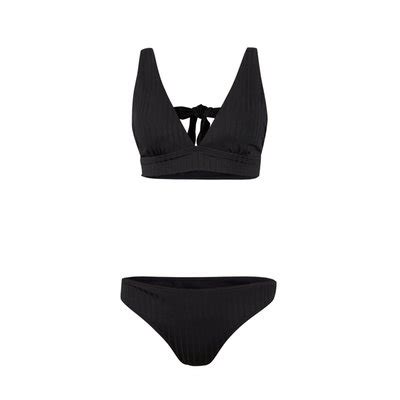 Bikini Triangulo Rib Mujer XL Negro Tottus Perú