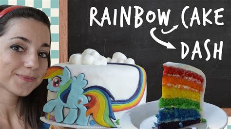 Rainbow Cake Rainbow Dash Nerd Kitchen Youtube