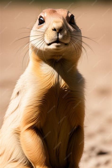 Premium Photo Standing Prarie Dog