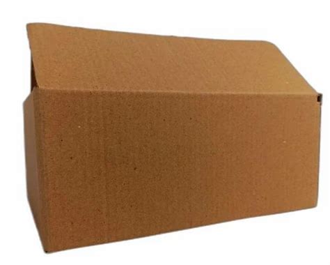 Single Wall 3 Ply Brown Cardboard Packaging Box At Rs 18 Piece In