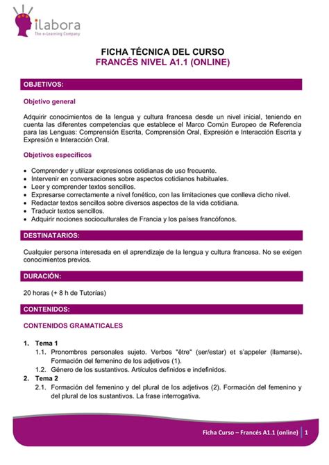 Francés nivel a1 1 PDF