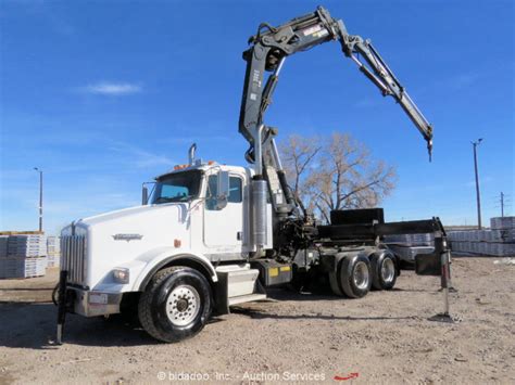 Kenworth T800 Knuckle Boom Crane Truck Tractor Equipmap