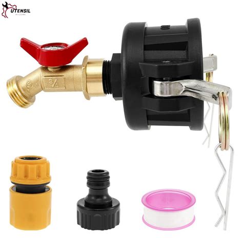 Ibc Tote Tank Adapter Leakproof Ibc Tote To Garden Hose Adapter 2 นิ้ว