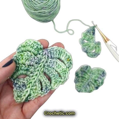 Monstera Leaf Free Crochet Pattern And Tutorial Artofit