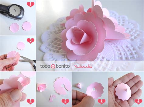 Paso A Paso Rosas De Papel Todo Bonito