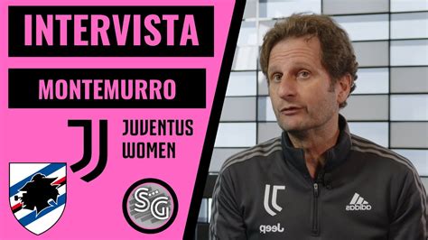 Intervista Montemurro Pre Sampdoria Juventus Women Youtube