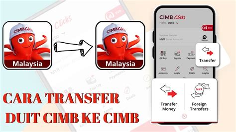 Cara Transfer Duit Cimb Click Ke Cimb Bank Menggunakan Mobile Part