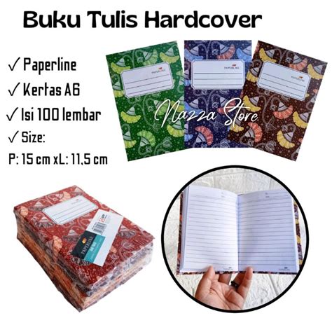 Jual Paperline Buku Tulis Hardcover A6 Isi 100 Lembar Shopee Indonesia