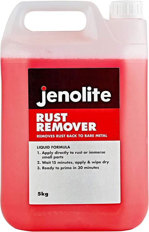 Jenolite Original Rust Remover Liquid Industrial Strength Rust Treatment Removes