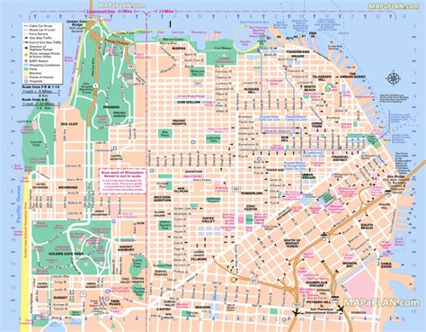 Printable San Francisco Cable Car Map