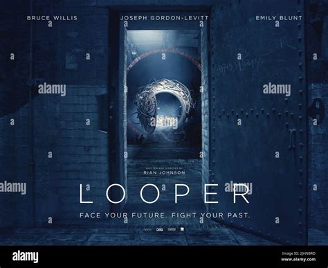 Movie Poster Looper 2012 Stock Photo Alamy