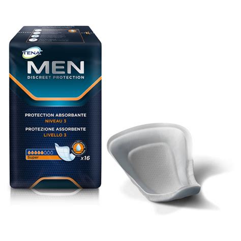 TENA Men Niveau 3 Super Paquet De 16 Protections Homme