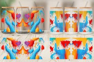 Can Glass Paint Splatters Graphic By Artnoy Creative Fabrica