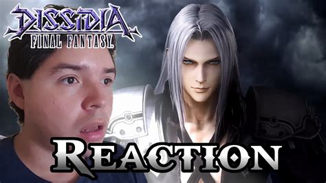 reaction  sephiroth dissidia trailer urgegame