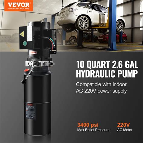 Mua VEVOR Hydraulic Power Unit 220V 10 Quart Car Lift 3HP Hydraulic