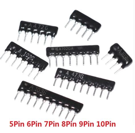 20pcs Resistor Network A05 A06 A07 A08 A10 A09 103G 10K 100K 1K 4K7