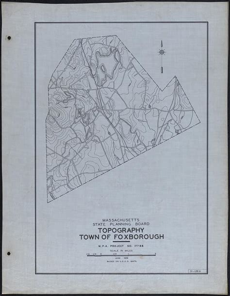 Topography Town Of Foxborough Digital Commonwealth