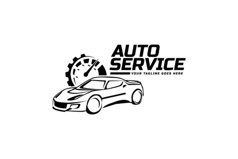 Auto Service Brand Logo Illustration Graphic by Muhammad Rizky Klinsman ...