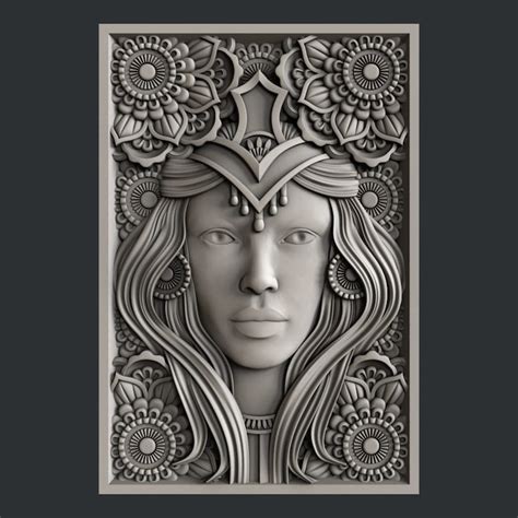 3d STL Models For CNC Router Face Etsy