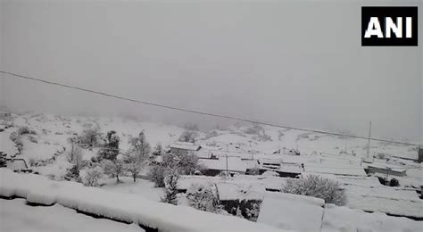 Ani Up Uttarakhand On Twitter Uttarakhand Heavy Snowfall Witnessed