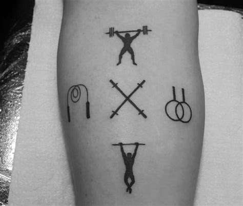 99 Tatuajes De Fitness Crossfit Y Amantes Del Gimnasio