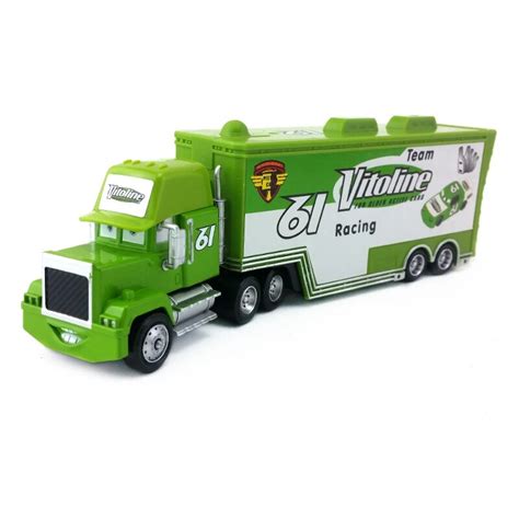 Disney Pixar Cars Mack Uncle No.61 Vitoline Racer's Truck Diecast Toy Car Loose 1:55 Brand New ...