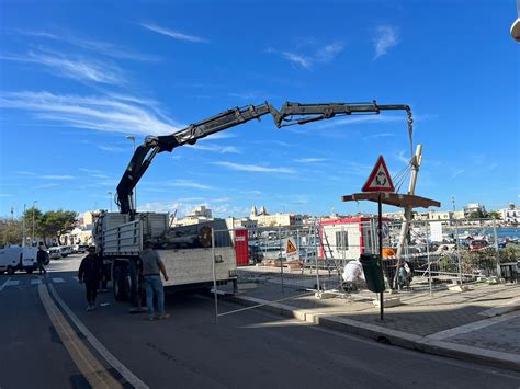 Bari Stamattina Il Sopralluogo Dellassessore Galasso Sul Cantiere