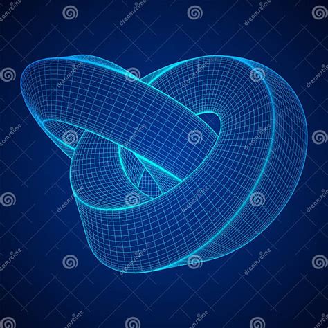 Mobius Strip Ring Knot Sacred Geometry Stock Vector Illustration Of