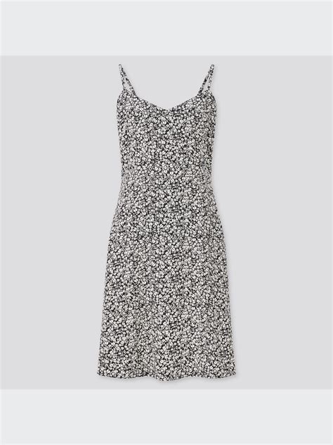 Printed Camisole Flare Dress Uniqlo Us