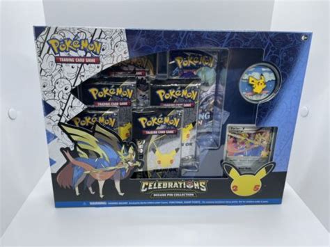 Pokemon 25th Anniversary Celebrations Deluxe Pin Collection Zacian NEW