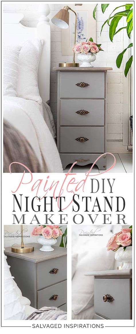 Diy Painted Nightstands From Repurposed Desk Salvaged Inspirations