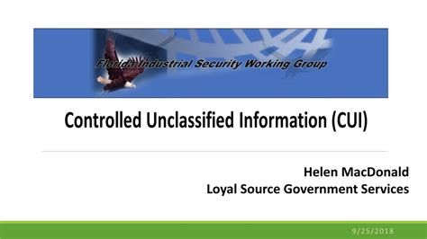 Ppt Marking And Protecting Controlled Unclassified Information Cui Powerpoint Presentation