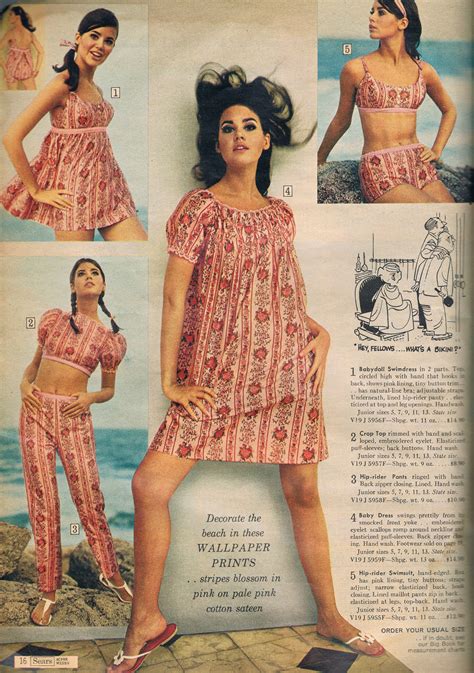 Sears Catalog 1967 Retro Fashion Vintage Retro Fashion Vintage Swimwear