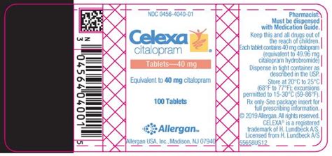 Celexa Package Insert Prescribing Information