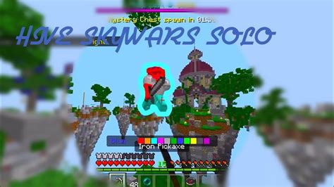 Hive Skywars Solo Controller Gameplay Minecraft Bedrock Edition