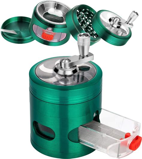 Weedabest Metal Herb Grinder With Pollen Catcher Tobacco