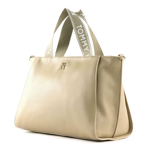 Tommy Hilfiger Handtasche Tommy Life Tote Bag Beige Modeherz