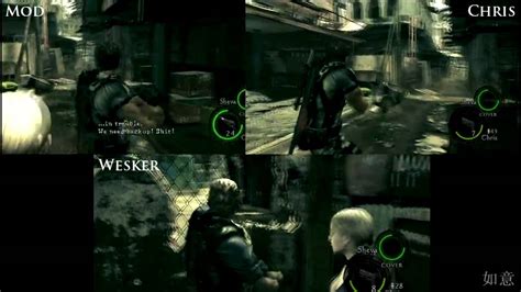 Resident Evil 5 Pc Mod Chris With Weskers Melee Moves Youtube