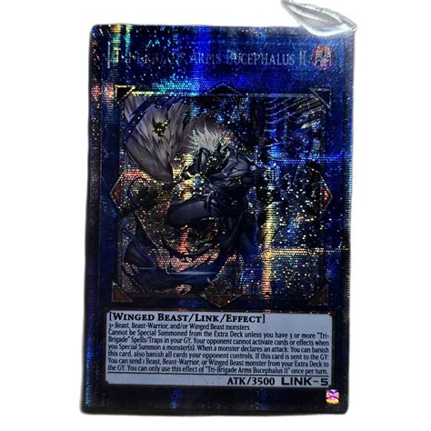 YuGiOh PHOTON HYPERNOVA 1111PrismaticSecret Rare Tri Brigade Arms