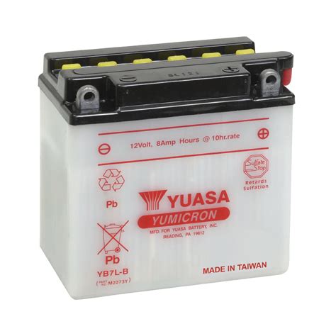 YUASA Batterie Yumicron YB7L B RAD EU