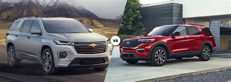 Chevy Traverse Vs Ford Explorer Northside Chevrolet