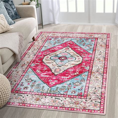 Amazon Lahome Persian 3x5 Area RugWashable Rugs For Bedroom Non