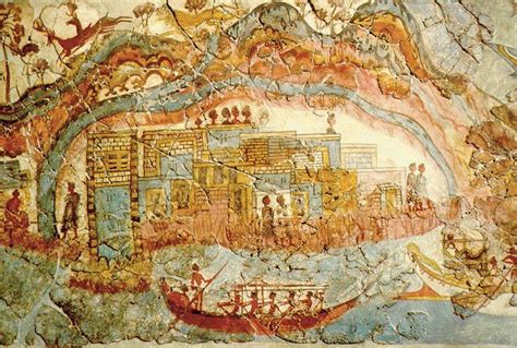 Доисторический город Акротири на острове Санторини