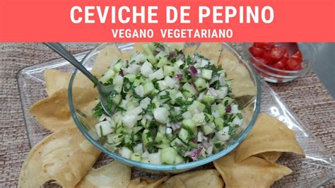 Ceviche De Pepino Vegano Vegetariano RecetasdeLuzMa YouTube