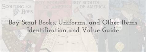 Values And Information For Boy Scout Collectibles Boy Scout Collectibles