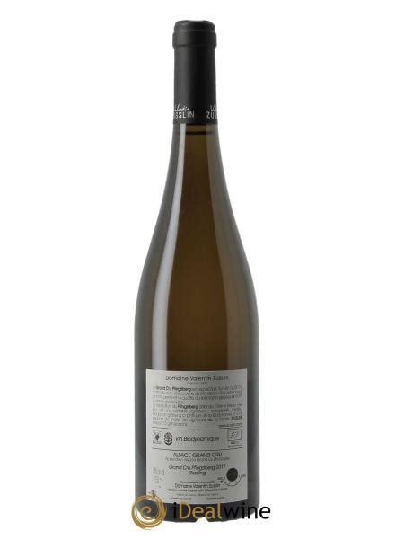 Acheter Riesling Grand Cru Pfingstberg Valentin Zusslin Domaine 2017