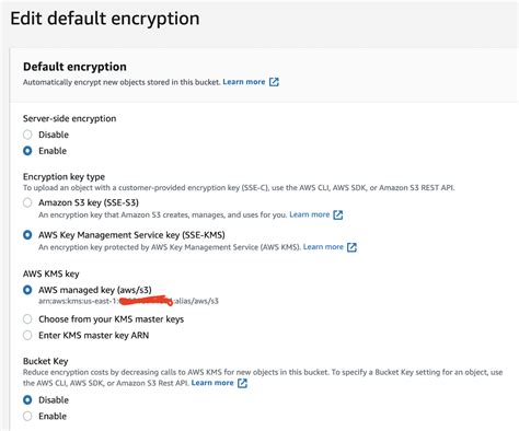 Amazon S3 Can T Create A S3 Bucket With KMS MANAGED Key And