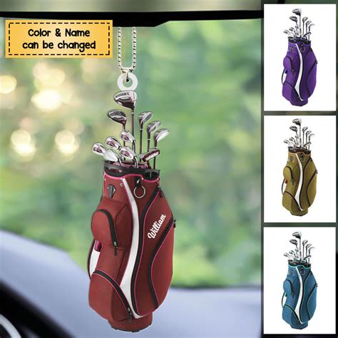 Personalized Golf Bag Acrylic Ornament T For Golf Lovers Gousvip